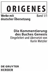 Book cover of Die Kommentierung des Buches Genesis by Unknown
