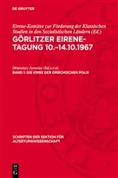 Book cover of Die Krise der griechischen Polis by Oktawiusz Jurewiez