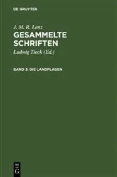 Book cover of Die Landplagen by J. M. R. Lenz