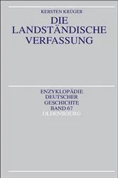 Book cover of Die Landständische Verfassung by Kersten Krüger