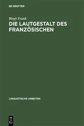 Book cover of Die Lautgestalt des Französischen by Unknown