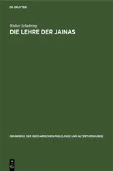 Book cover of Die Lehre der Jainas by Walter Schubring