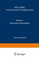 Book cover of Die Lehre von den Kettenbrüchen (3rd ed.) by Oskar Perron