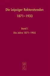 Book cover of Die Leipziger Rektoratsreden 1871-1933 by Franz Häuser