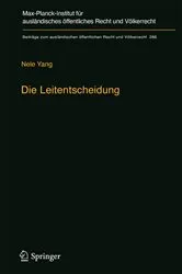 Book cover of Die Leitentscheidung by Unknown