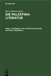 Book cover of Die Literatur der Jahre 1940-1945, Lieferung 3 by Peter Thomsen