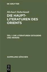 Book cover of Die Literaturen Ostasiens und Indiens by Michael Haberlandt