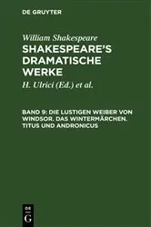 Book cover of Die lustigen Weiber von Windsor. Das Wintermärchen. Titus und Andronicus (2nd ed.) by <Deutsche Shakespeare-Gesellschaft>