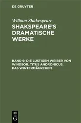 Book cover of Die Lustigen Weiber von Windsor. Titus Andronicus. Das Wintermährchen (5th ed.) by August Wilhelm von Schlegel