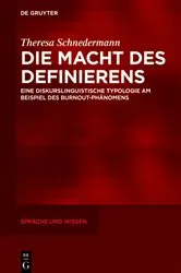 Book cover of Die Macht des Definierens by Unknown
