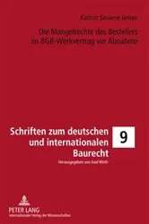 Book cover of Die Mangelrechte des Bestellers im BGB-Werkvertrag vor Abnahme by Axel Wirth