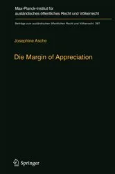Book cover of Die Margin of Appreciation by Unknown