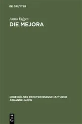 Book cover of Die Mejora by Anno Elfgen