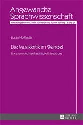 Book cover of Die Musikkritik im Wandel by Rudolf Hoberg