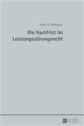 Book cover of Die Nachfrist im Leistungsstoerungsrecht by Unknown