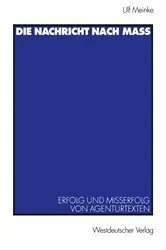 Book cover of Die Nachricht nach Maß by Ulf Meinke