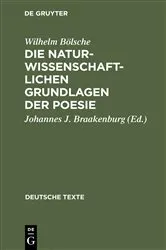 Book cover of Die naturwissenschaftlichen Grundlagen der Poesie by Wilhelm Bölsche