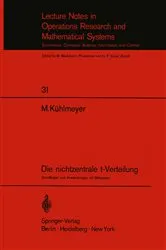 Book cover of Die nichtzentrale t-Verteilung by Martin Kühlmeyer