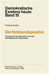 Book cover of Die Notstandsgesetze by Unknown