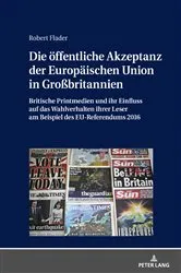 Book cover of Die oeffentliche Akzeptanz der Europaeischen Union in Großbritannien by Robert Flader