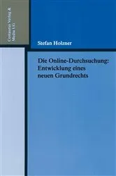 Book cover of Die Online-Durchsuchung by Stefan Holzner