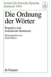 Book cover of Die Ordnung der Wörter by Unknown