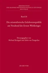 Book cover of Die orientalistische Gelehrtenrepublik am Vorabend des Ersten Weltkrieges by Michael Knüppel