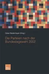 Book cover of Die Parteien nach der Bundestagswahl 2002 by Oskar Niedermayer