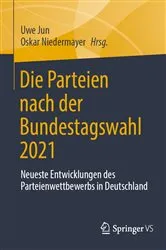 Book cover of Die Parteien nach der Bundestagswahl 2021 by Uwe Jun