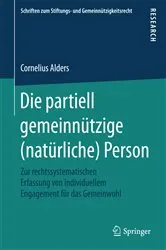 Book cover of Die partiell gemeinnützige (natürliche) Person by Unknown