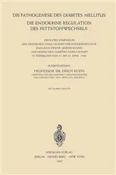 Book cover of Die Pathogenese des Diabetes Mellitus by Erich Klein