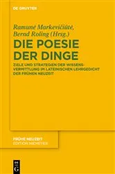 Book cover of Die Poesie der Dinge by Ramunė Markevičiūtė