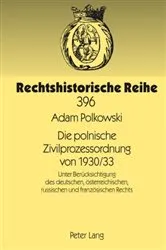Book cover of Die polnische Zivilprozessordnung von 1930/33 by Unknown