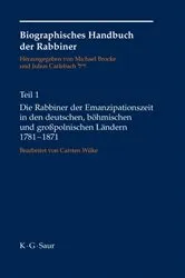 Book cover of Die Rabbiner der Emanzipationszeit in den deutschen, böhmischen und großpolnischen Ländern 1781-1871 by Michael Brocke