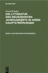 Book cover of Die Reaktion in Frankreich by Georg Brandes