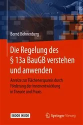 Book cover of Die Regelung des § 13a BauGB verstehen und anwenden by Bernd Bohnenberg