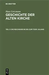 Book cover of Die Reichskirche bis zum Tode Julians (2nd ed.) by Hans Lietzmann
