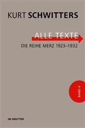 Book cover of Die Reihe Merz 1923–1932 by Kurt Schwitters
