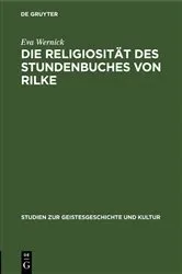 Book cover of Die Religiosität des Stundenbuches von Rilke by Eva Wernick