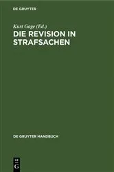 Book cover of Die Revision in Strafsachen (6th ed.) by Unknown