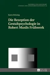 Book cover of Die Rezeption der Gestaltpsychologie in Robert Musils Fruehwerk by Christian Dawidowski