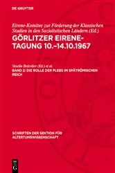Book cover of Die Rolle der Plebs im spätrömischen Reich by Veselin Beševliev