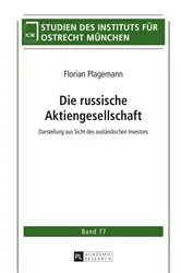 Book cover of Die russische Aktiengesellschaft by Institut für Ostrecht München