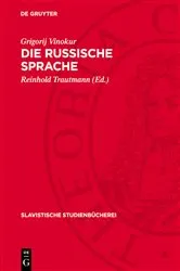 Book cover of Die russische Sprache (2nd ed.) by Grigorij Vinokur