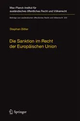 Book cover of Die Sanktion im Recht der Europäischen Union by Unknown