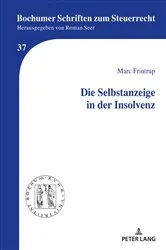 Book cover of Die Selbstanzeige in der Insolvenz by Unknown