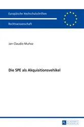Book cover of Die SPE als Akquisitionsvehikel by Unknown