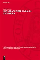 Book cover of Die Sprache der Nyiha in Ostafrika by Joseph Busse