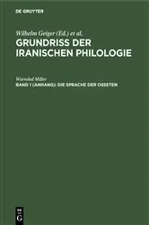 Book cover of Die Sprache der Osseten by Unknown