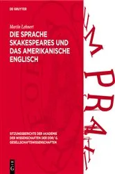 Book cover of Die Sprache Skakespeares und das amerikanische Englisch by Martin Lehnert